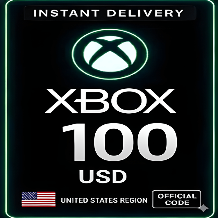 Xbox Live Gift Card 100 Usd Wallet