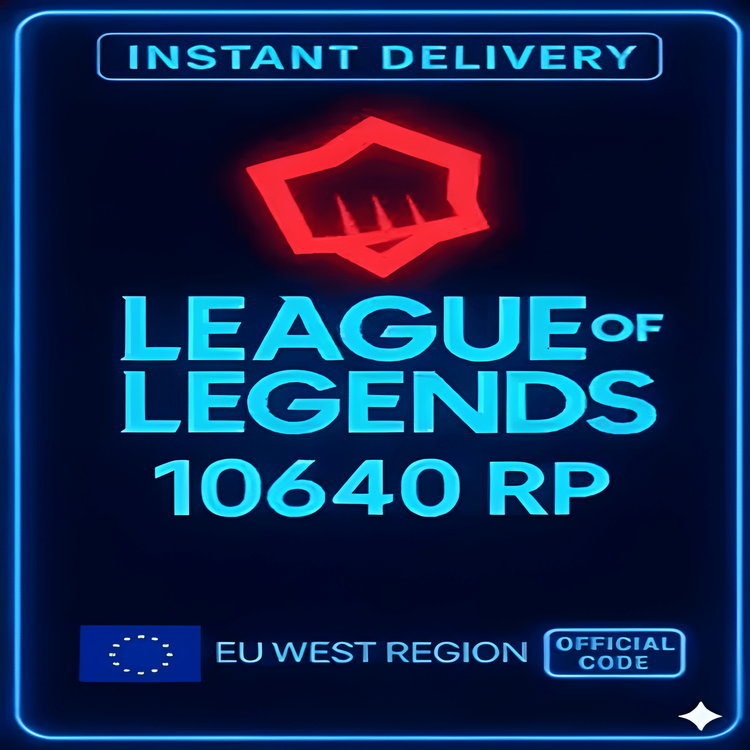 Riot Points - 10640 RP (EU)