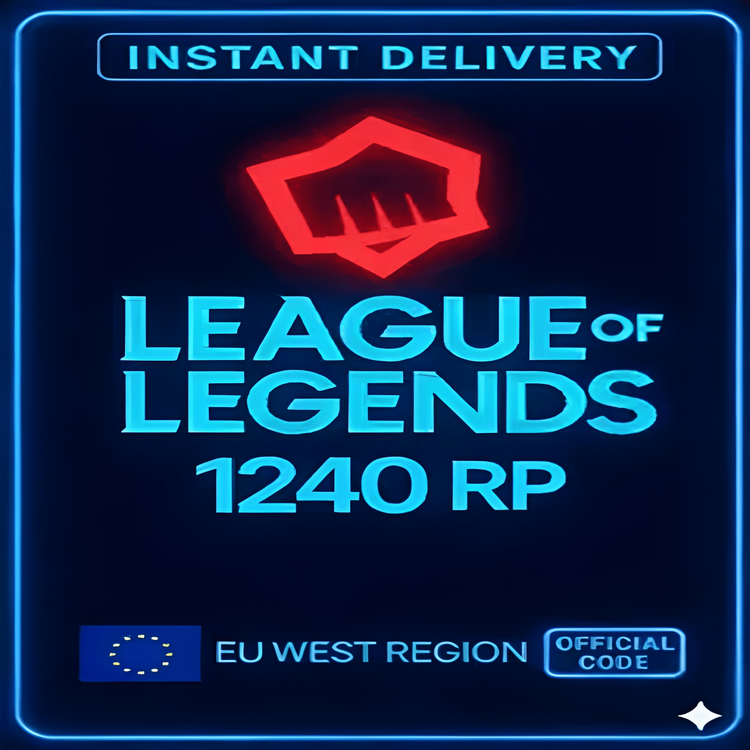 Riot Points - 1240 RP (EU)