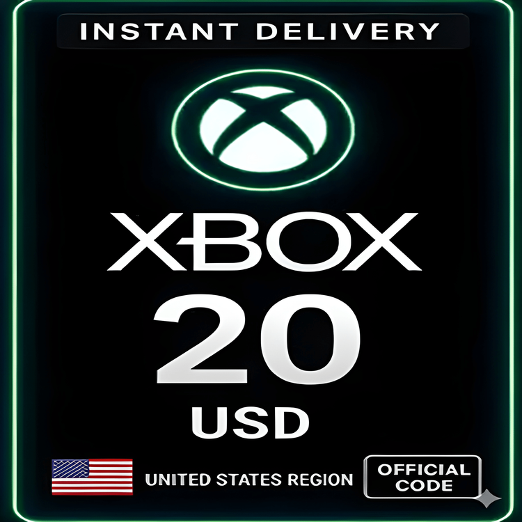 Xbox Live Gift Card 20 Usd Wallet