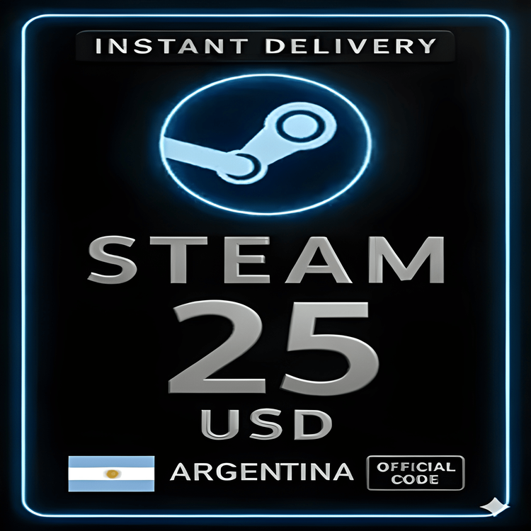 Steam Wallet Code - 25 USD (Argentina)
