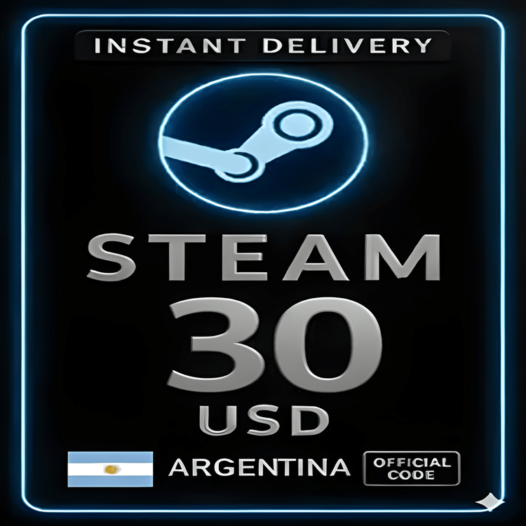 Steam Wallet Code - 30 USD (Argentina)