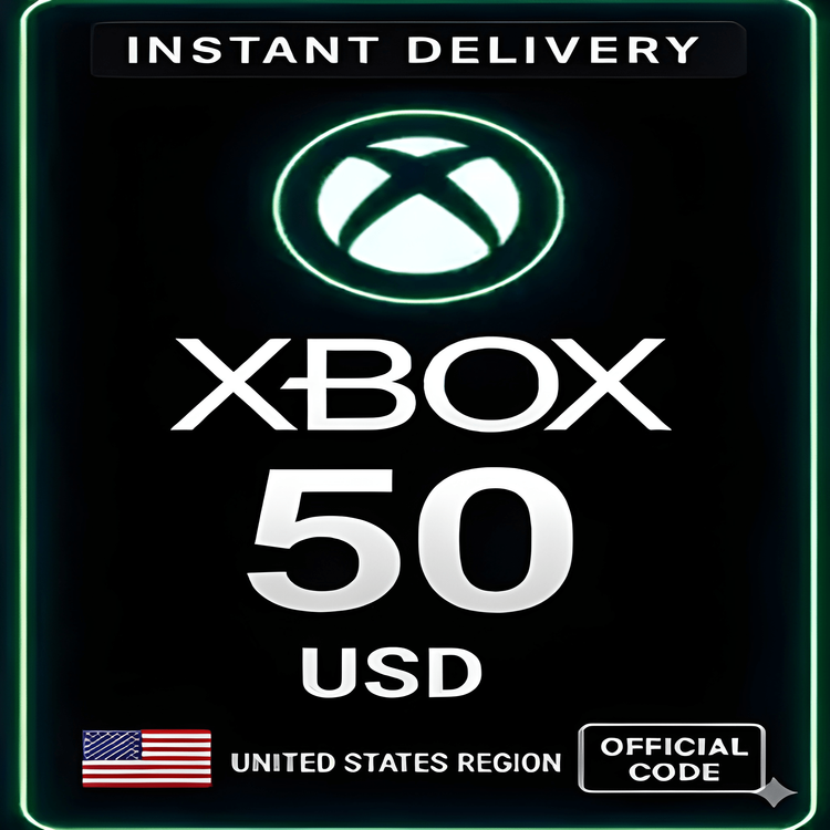 Xbox Live Gift Card 50 Usd Wallet