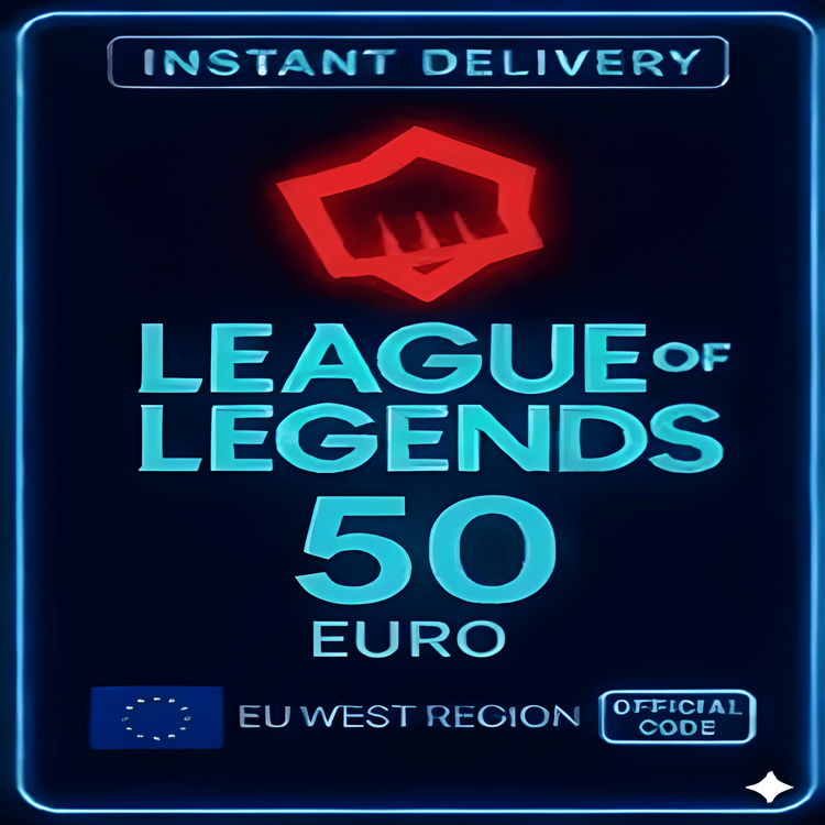 League Of Legends Eu West 50 EURO Points