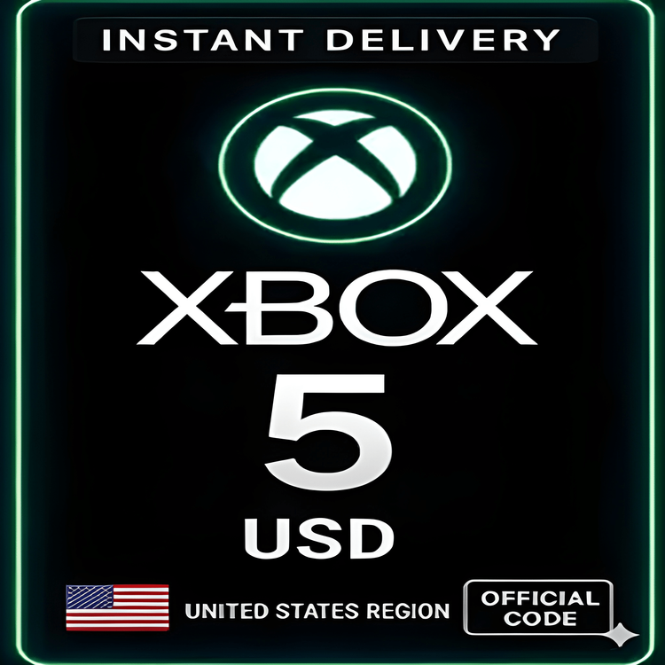 Xbox Live Gift Card 5 Usd Wallet