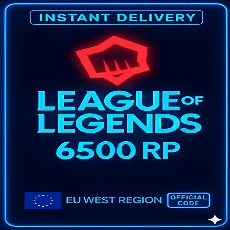 Riot Points - 6500 RP (EU)