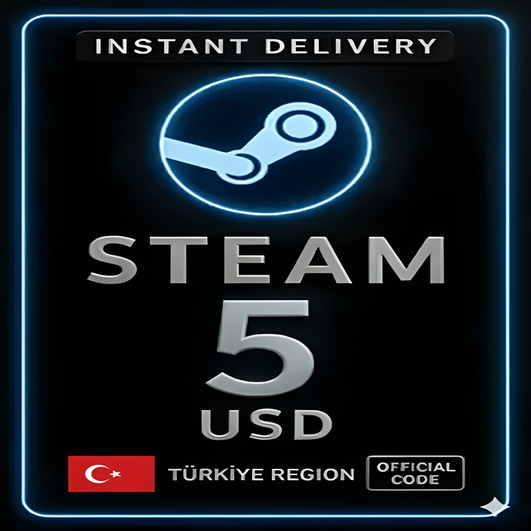 Steam Wallet Gift Card - 5 USD (Turkey)