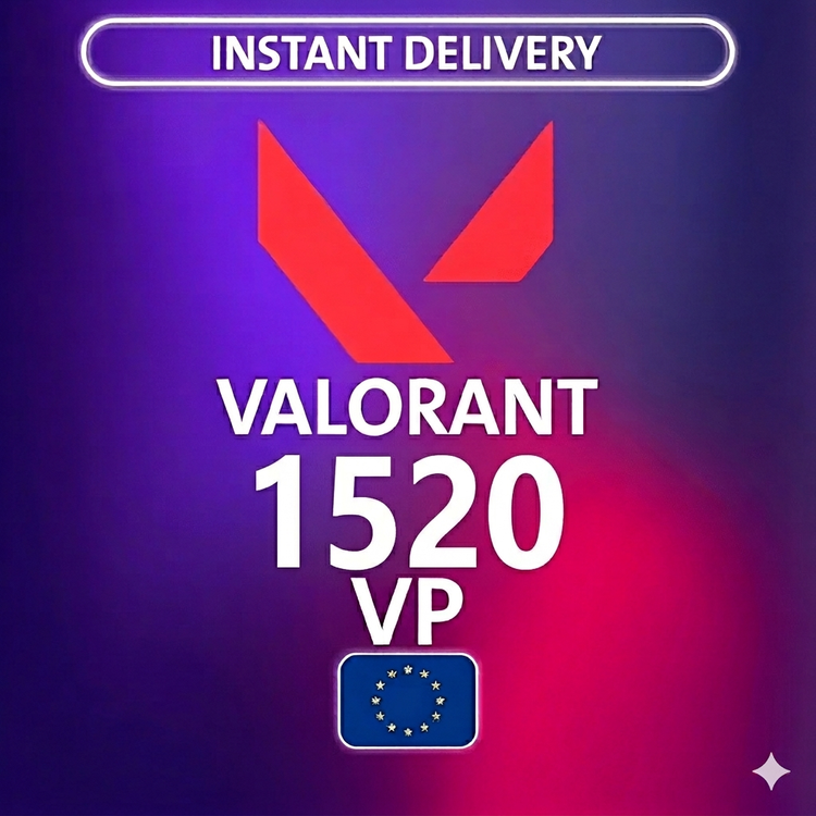 Valorant Points - 1520 VP (EU Server)