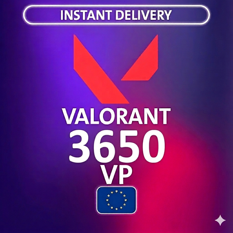 Valorant Points - 3650 VP (EU Server)